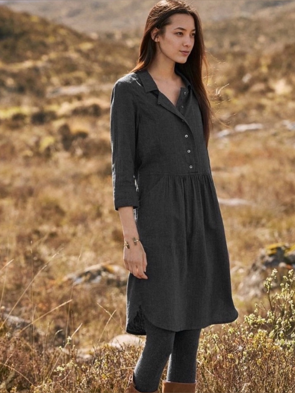 Poetry Shirtdress